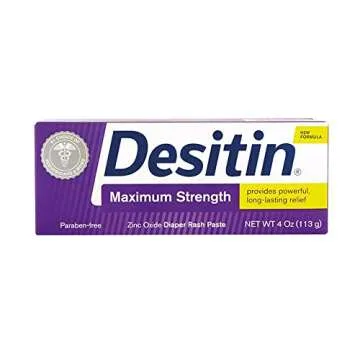 Desitin Maximum Strength Diaper Rash Cream with 40% Zinc Oxide - 4 Oz
