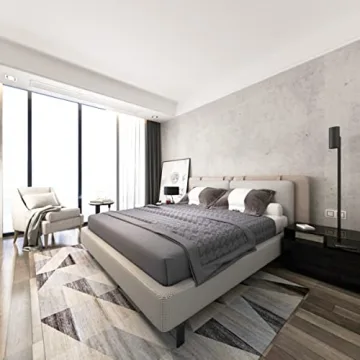 Stylish 3D Grey Concrete Peel and Stick Wallpaper