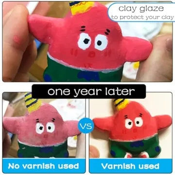 Air Dry Clay Varnish for Craft Projects - 50ml