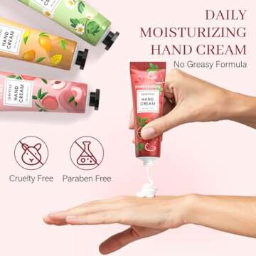 SHVYOG 28PCS Hand Cream Gift Set, Christmas Gifts Stocking Stuffers for Women, Bridesmaid Gifts Travel Size Hand Lotion for Dry Cracked Hands, Mini Hand Lotion Bulk, 28 x 30ml