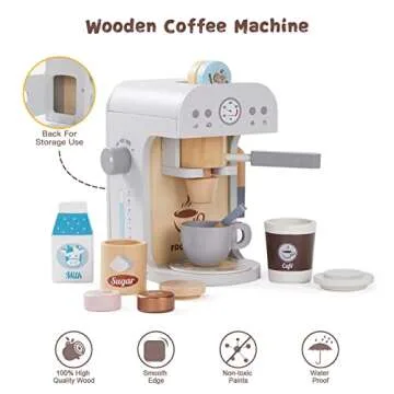 Frogprin Kids Coffee Maker Playset for Magical Moments