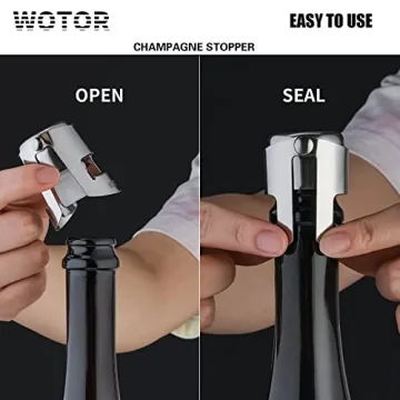 WOTOR Champagne Stoppers - High-Quality Wine Sealers