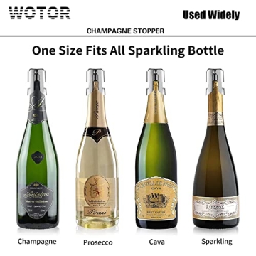 WOTOR Champagne Stoppers - High-Quality Wine Sealers