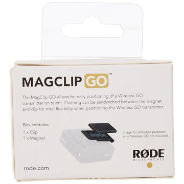 RØDE MagClip GO for Wireless GO Transmitters - Secure & Stylish