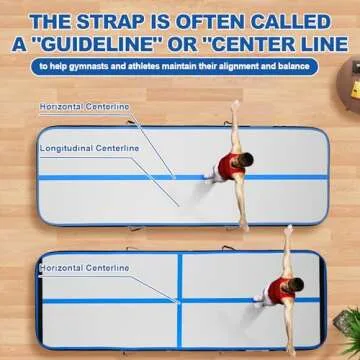 FBSPORT Inflatable Air Gymnastics Mats - Safe & Durable