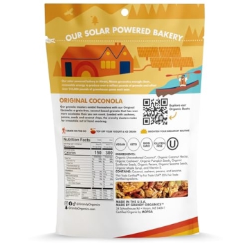 Grandy Organics Coconola Granola - Organic & Gluten Free