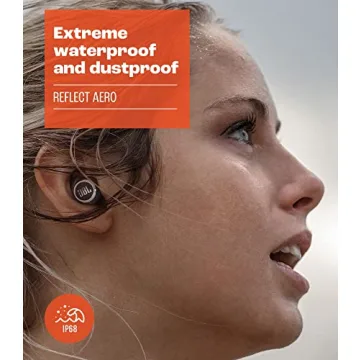 JBL Reflect Aero Noise Cancelling Earbuds - Waterproof