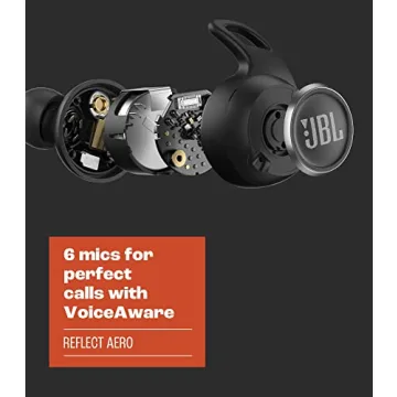 JBL Reflect Aero Noise Cancelling Earbuds - Waterproof