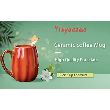 YINYUEDAO Pumpkin Cup Ceramic Coffee Mugs