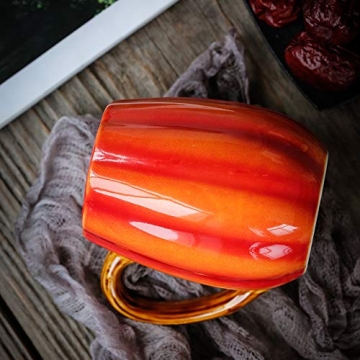 YINYUEDAO Pumpkin Cup Ceramic Coffee Mugs