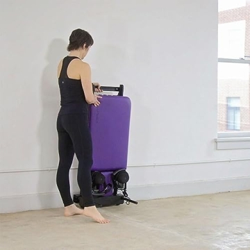 AeroPilates Reformer Plus 379 - Pilates Reformer Workout Machine for Home Gym - Cardio Fitness Rebounder - Up to 300 lbs Weight Capacity