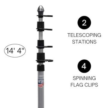 Flagpole-To-Go Portable Flagpole - Perfect for Events