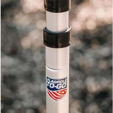 Flagpole-To-Go Portable Flagpole - Perfect for Events