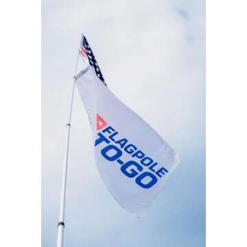 Flagpole-To-Go Portable Flagpole - Perfect for Events