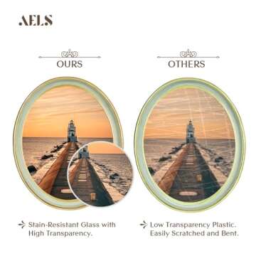 AELS 8x10 Vintage Picture Frame - Elegant Antique Design