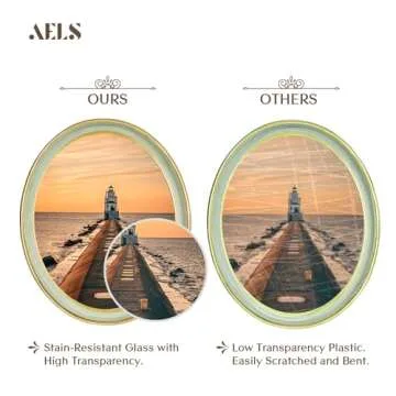 AELS 8x10 Vintage Picture Frame - Elegant Antique Design