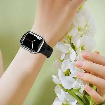 Engraved Silicone Apple Watch Bands - Stylish Replacement Strap