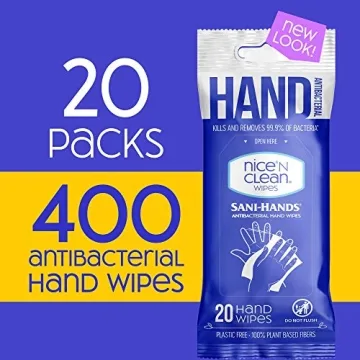 Nice n' Clean Anti-Bacterial Hand Wipes for On-the-Go Hygiene
