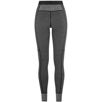 Kari Traa Smekker Bottoms Women's Base Layer Leggings, 100% Merino Wool Knit Winter Warm Pants, Lightweight Base Layer Leggings Pants, Black, Medium