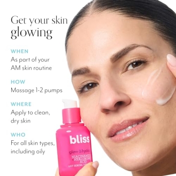 Bliss Glow Serum Niacinamide Hyaluronic Acid for Radiant Skin