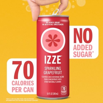 IZZE Sparkling Juice Grapefruit - Healthy Natural Drink