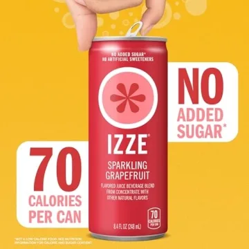 IZZE Sparkling Juice Grapefruit - Healthy Natural Drink