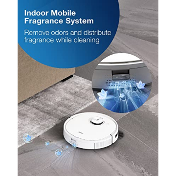 ECOVACS DEEBOT T9+ Robot Vacuum Mop Combo Auto-Empty Station
