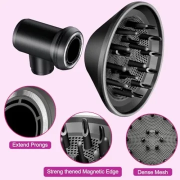 Diffuser and Adaptor for Dyson Airwrap Styler - Versatile Hair Tool