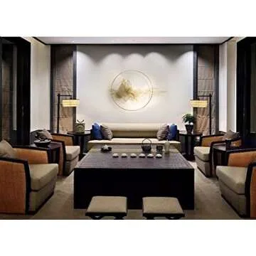 Sankontran Gold Metal Wall Art for Elegant Home Decoration