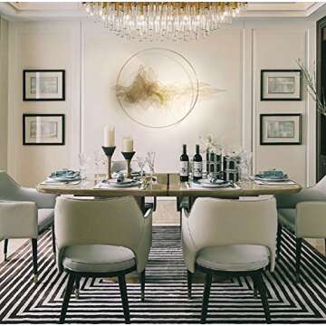 sankontran Handmade Creative Abstract Chinese Modern Gold Metal Wall Art Mountain Decoration Hanging Sculpture in Stainless Steel for Living Room of Home Decor (43inches Gold)