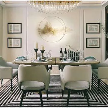 Sankontran Gold Metal Wall Art for Elegant Home Decoration