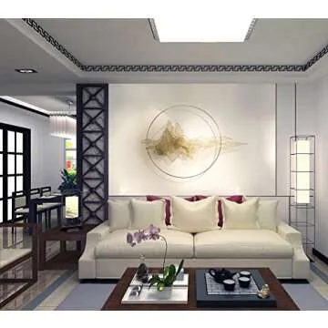 Sankontran Gold Metal Wall Art for Elegant Home Decoration