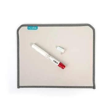 The Shot Station from MyVitro | IVF Prep on Medication Prep Mat | IVF Workstation | Calendar Holder | Great IVF Gift