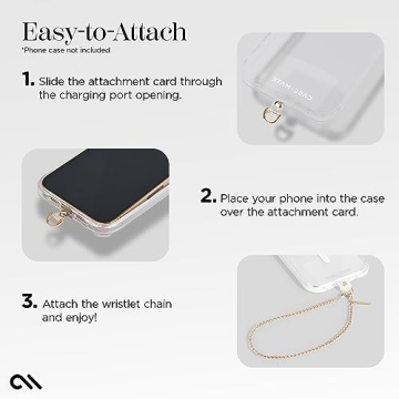 Case-Mate Gold Phone Chain | Stylish & Functional Strap