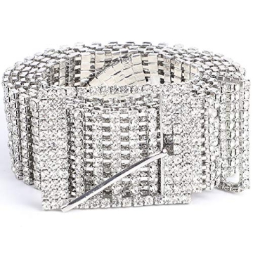Glamorous WHIPPY Rhinestone Belt for Women’s Elegance