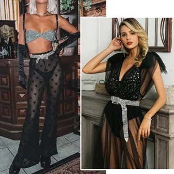 Glamorous WHIPPY Rhinestone Belt for Women’s Elegance