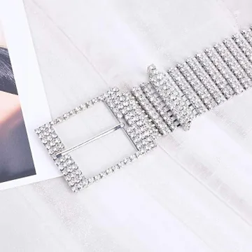 Glamorous WHIPPY Rhinestone Belt for Women’s Elegance