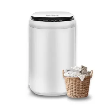 TGC 0.9 Cu.Ft.Small Portable Washer, 7.7 lb. Capacity Mini Washing Machine for Homes & Apartments & ...