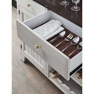 JIASENBAO Glass Crystal Cabinet Knobs 6 Pack Octagonal Gold Brass Drawer Pulls Dresser Cupboard Kitchen Bathroom Furniture Knobs