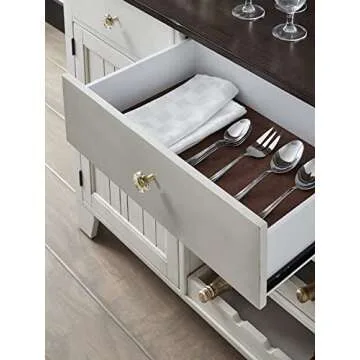 JIASENBAO Glass Crystal Cabinet Knobs 6 Pack Octagonal Gold Brass Drawer Pulls Dresser Cupboard Kitchen Bathroom Furniture Knobs