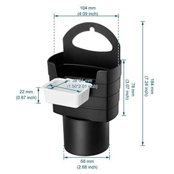 JSCARLIFE Universal French Fry Holder and Sauce Holder Set for Fast Food Lovers
