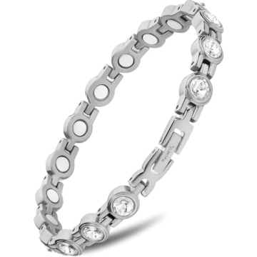 MagnetRX® Women’s Magnetic Bracelet – Elegant Crystal Design & Adjustable Fit