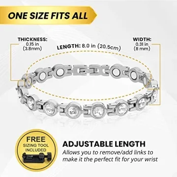 MagnetRX Magnetic Bracelet - Adjustable & Elegant Jewelry for Women