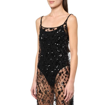 Baum und Pferdgarten Avani Black Midi Dress with Zip Back