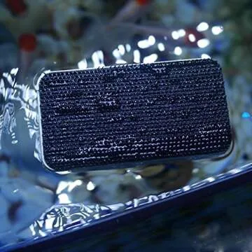 JRing Magnet Aquarium Cleaner, Magnetic Algae Scraper for Glass Aquariums Aquatic Algae Cleaning Tool Fish Tank Glass Cleaner (Small)