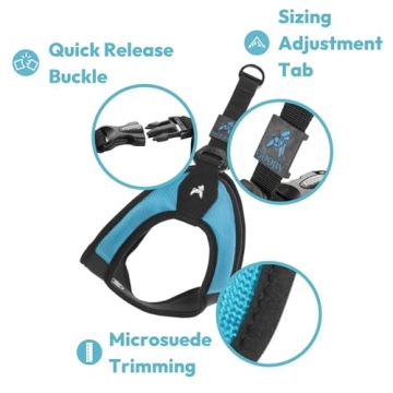 Gooby X-Small Easy Fit No Pull Harness for Small Dogs