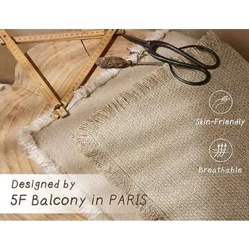 Stylish Boho Throw Pillow Covers Set of 2 for Indoors