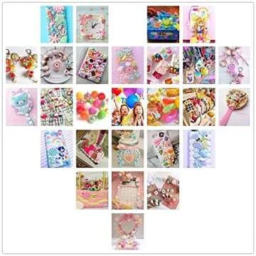 120 Mixed Resin Slime Charms for Crafts and DIY