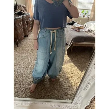 Kedera Women's Baggy Wide Leg Jeans with Deep Pockets