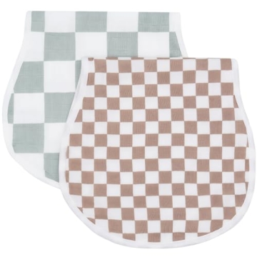LifeTree Baby Burp Cloths - Soft, Large, Stylish Set